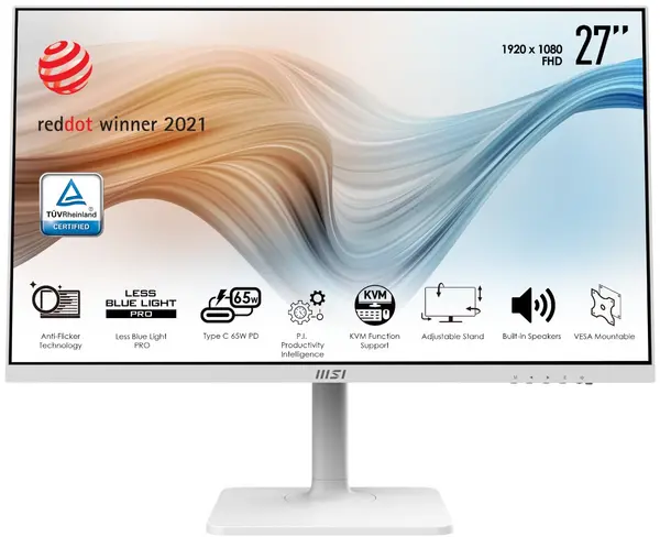 Image of MSI Modern 27" MD272PW Full HD IPS LED Monitor