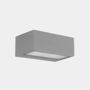 Image of Nemesis Outdoor LED Up Down Light Grey, Opal IP65 10.5W 2700K