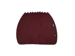 Image of Draper SSD2 140mm 240 Grit Detail Sanding Sheets with Hook and Loop 10pk