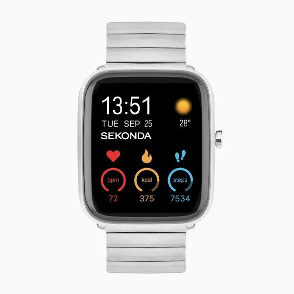 Image of Sekonda Sekonda Motion Plus Silver Coloured Bracelet Smart Watch
