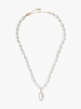 Image of Kate Spade Pearl Play Necklace, Pearl, One Size