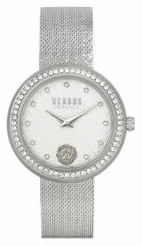Image of Versus Versace Womens Lea Stainless Steel Mesh Watch