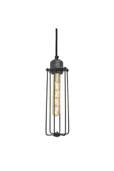 Image of Orlando Cylinder Pendant, 3 Inch, Pewter