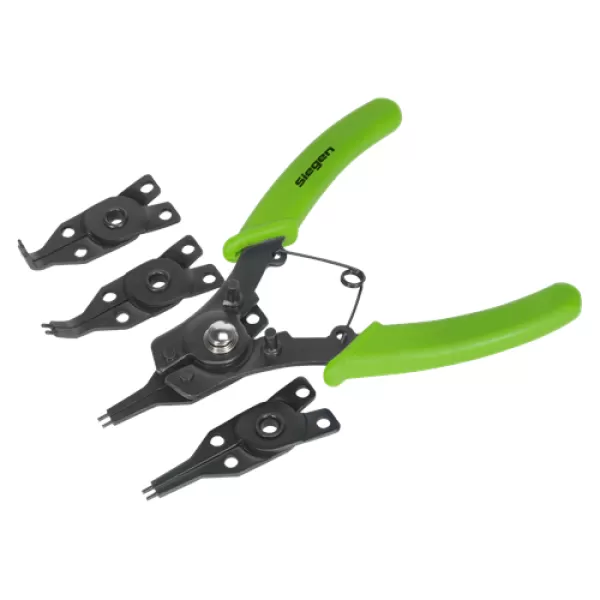 Image of Genuine SEALEY S0457 Circlip Pliers Set Internal/External