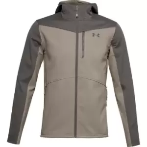 Image of Under Armour Armour CGI Shield Hooded Jacket Mens - Brown