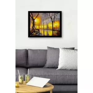 Image of SC0722 Multicolor Decorative Framed MDF Painting