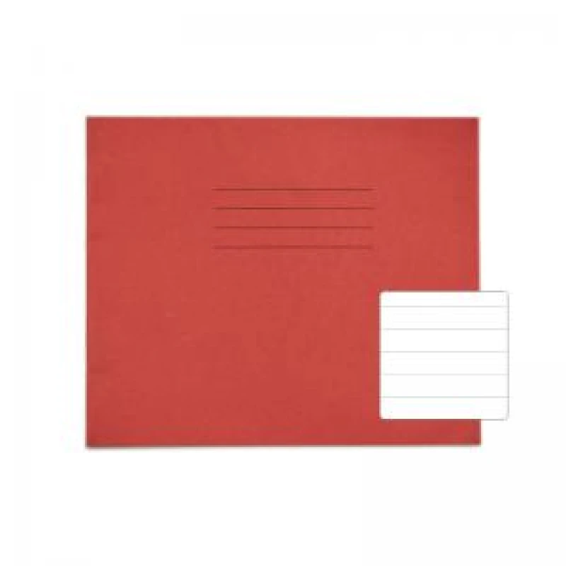 Image of RHINO 138 x 165 Exercise Book 24 Pages 12 Leaf Red 15mm Lined VTSRVEX0321438