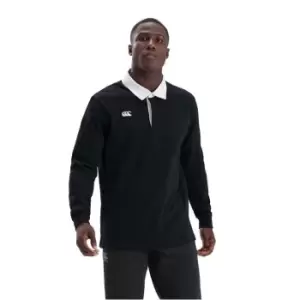 Image of Canterbury Long Sleeved Retro Jersey - Black
