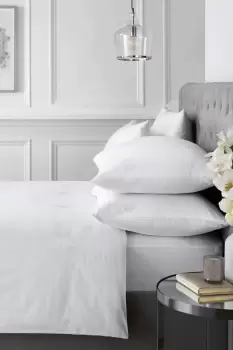 Image of 'Embroidered Trees' 100% Cotton Embroidered Duvet Cover Set