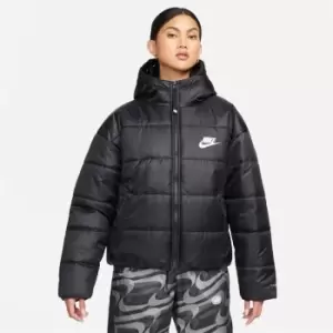 Image of Nike Sportswear Therma-FIT Repel Womens Synthetic-Fill Hooded Jacket - Black