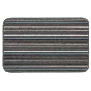 Image of Washamat Stockholm Mat Lead/Light Blue 90 X 57Cm