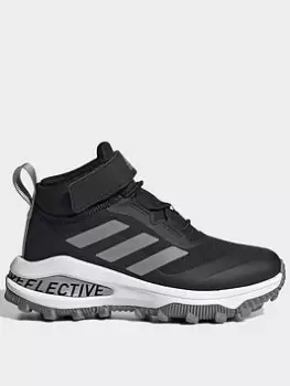 Image of Adidas Kids Fortarun Atr, Black/Grey, Size 5.5