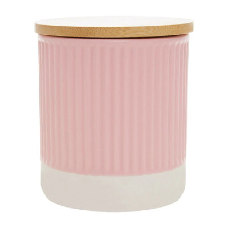 Image of Premier Housewares Maison by Premier Geome 550ml Storage Canister Pink