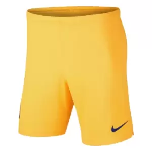 Image of 2019-2020 Barcelona Away Nike Football Shorts (Yellow)