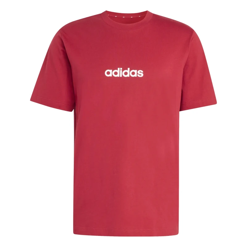 Image of Adidas T-Shirt adidas Essentials Linear Rouge Male M
