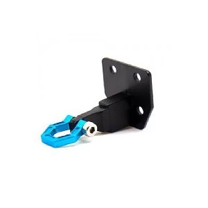 Image of Fastrax Deluxe Aluminium Bumper Mount Plate & Shackle Blue