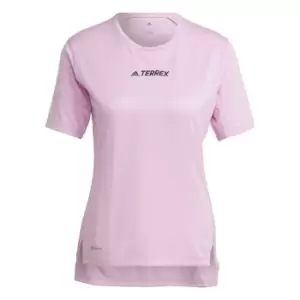 Image of adidas Terrex Multi T-Shirt Womens - Purple