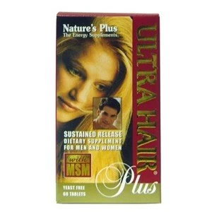 Image of Natures Plus Ultra Hair Plus Sustained Release Tablets 60 Tabs