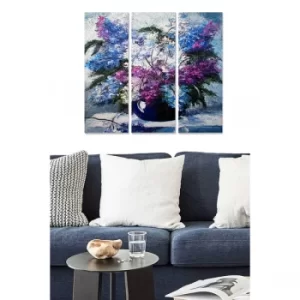 Image of MDF4331628 Multicolor Decorative MDF Painting (3 Pieces)