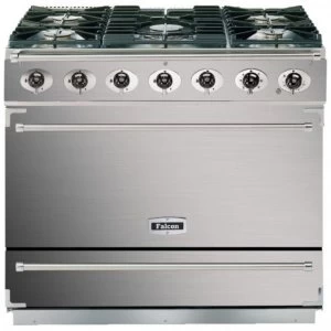 Image of Falcon F900SDFSSCG 87410 90cm Single Cavity Dual Fuel Range Cooker - Steel