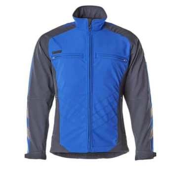 Image of Dresden Softshell Jacket Royal Blue/Dark Navy - Large