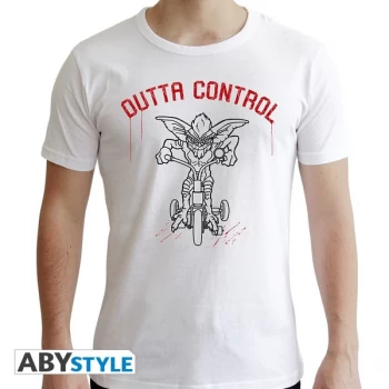 Image of Gremlins - "Outta Control" Mens XL SS New Fit - White