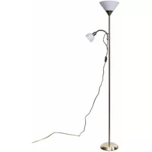 Image of Floor Lamp Mozz Mother & Child Reading Light - Antique Brass