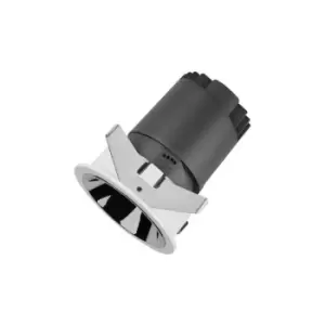 Image of Integral Accentpro LED Downlight 36 Deg Beam 75mm Cutout 30 Deg Tiltable 355 Deg Rotatable 8W 768LM 85LM/W 3000K Silver Round