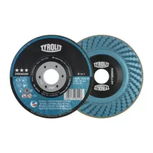 Image of Meule a ebarber RONDELLER D115xep. mm granulation 36 contre-coude INOX/acier pe