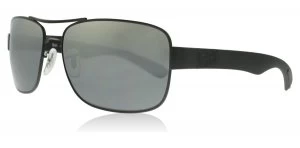 Image of Ray-Ban RB3522 Sunglasses Matte Black 006/82 Polariserade 64mm
