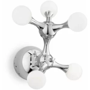 Image of NODI BIANCO white wall light 5 bulbs