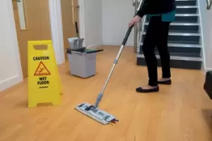 Image of Silverline 883504 'A' Frame Caution Wet Floor Sign 295 x 610mm English