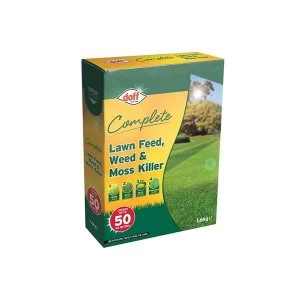 Image of DOFF Complete Lawn Feed, Weed & Moss Killer 1.6kg