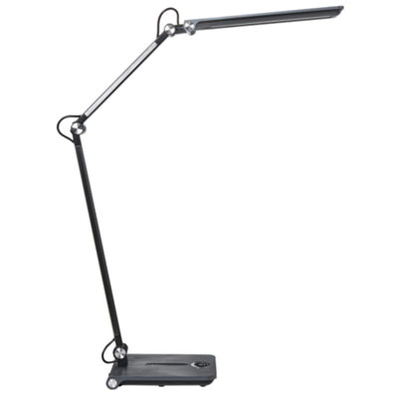 Image of Beliani LED Desk Lamp Aquila With Dimmer Grey