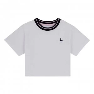 Image of Jack Wills Ringer Crop Top JG13 - Bright White