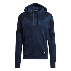 Image of adidas Graphic OTH Hoodie Mens - Crew Navy/Black