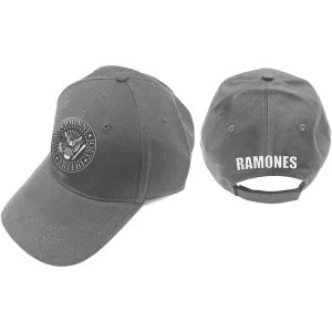 Image of Ramones - Presidential Seal Unisex Baseball Cap - Grey