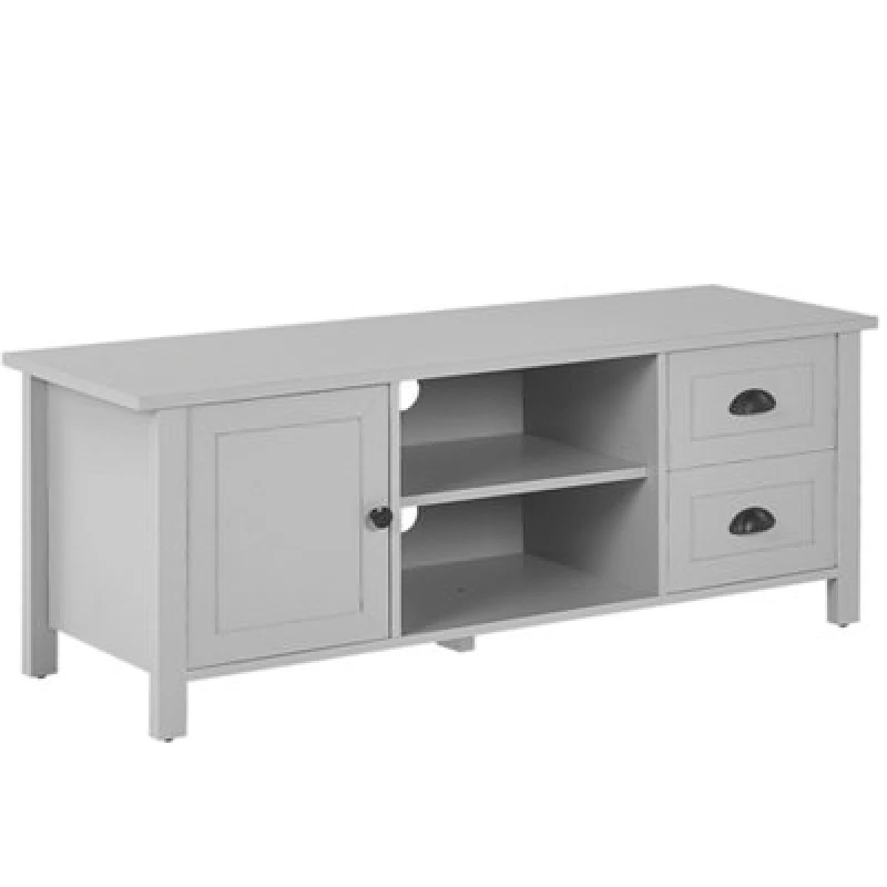 Image of Beliani TV Stand Honolulu Light Grey
