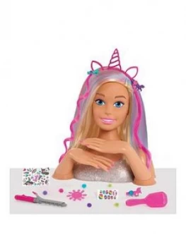 Image of Barbie Deluxe Styling Head Glitter - Blonde