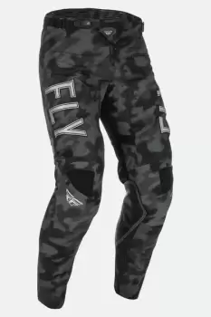 Image of FLY Racing Kinetic S.E. Tactic Pants Black Grey Camo 38