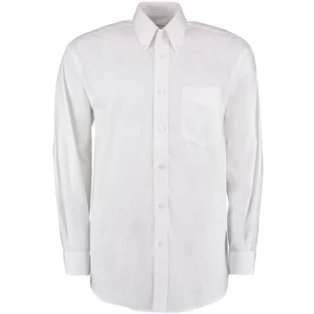 Image of Kustom Kit - KK105 Mens 15" Long Sleeve White Oxford Shirt