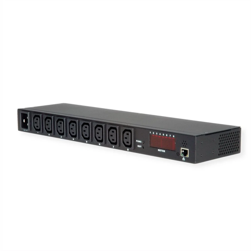 Image of VALUE 19.99.3420 power distribution unit (PDU) 8 AC outlet(s) 1U Black