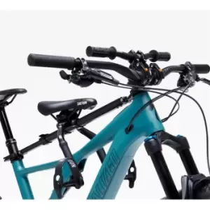 Image of Kids Ride Shotgun Ride Shotgun Pro Combo Childrens Bike Seat and Handlebars - Black