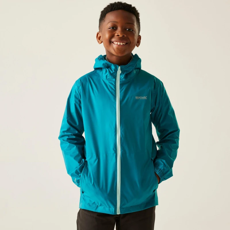 Image of Regatta Kid Pack It III Waterproof Jacket Exotic Plume(Ic unisex 13yrs