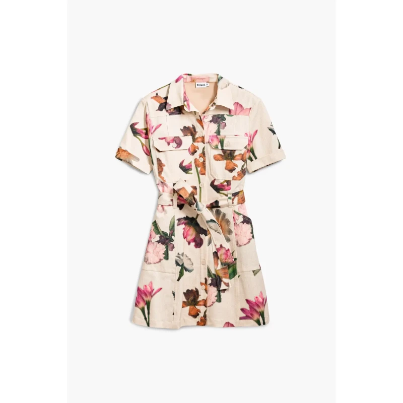 Image of Desigual Womens shirt dress Desigual Monicawhite Blanc Female XL