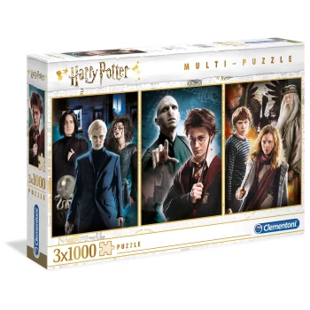 Image of Clementoni 3 x 1000pcs Jigsaw Puzzle - Harry Potter