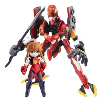 Image of Evangelion Desktop Army Figures Shikinami Asuka Langley & Evangelion 2 8 - 15 cm