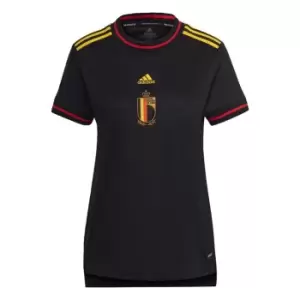 Image of adidas Belgium 21/22 Home Jersey Womens - Black