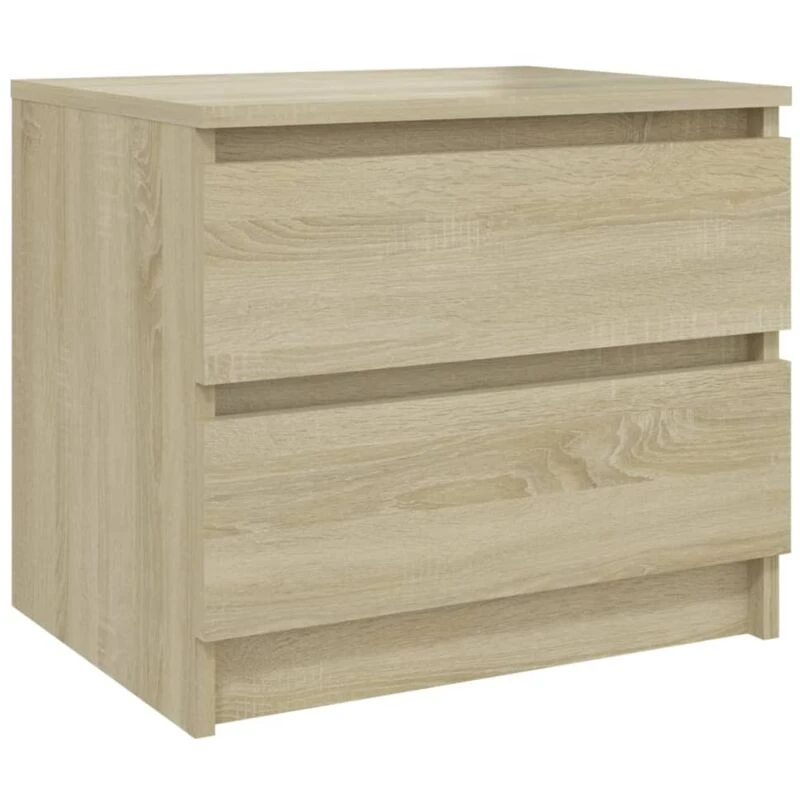 Image of VIDAXL Bed Cabinet Sonoma Oak 50x39x43.5cm Engineered Wood Vidaxl 8720286558041