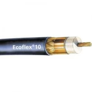 Image of Coax Outside diameter 10.20 mm Ecoflex 10 50 90 dB Black SSB 6085 Sold by the metre